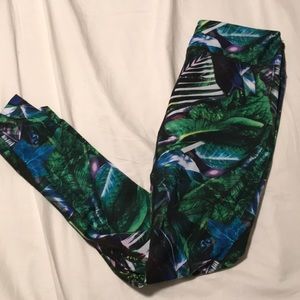Bright jungle Zella leggings